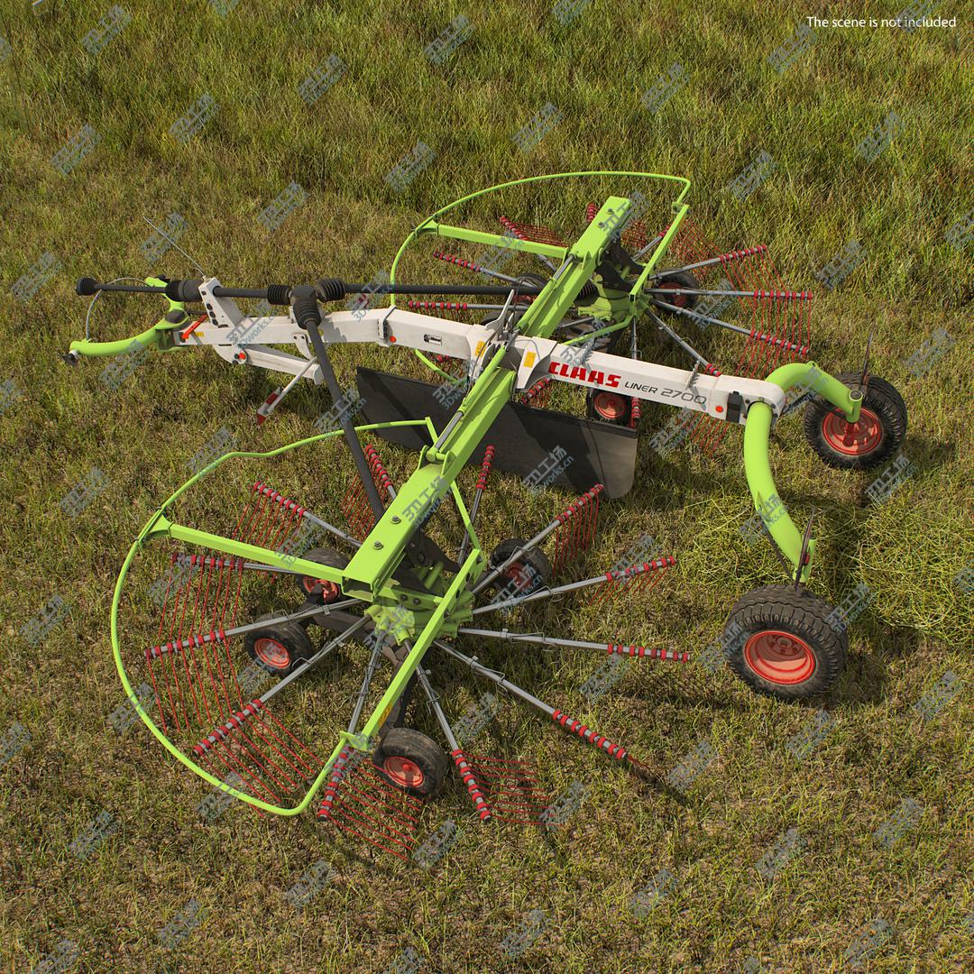 images/goods_img/202105074/Used Twin Rotor Hay Rake Claas Liner 2700 Rigged model/5.jpg